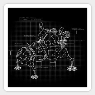 Starbug Schematic Sticker